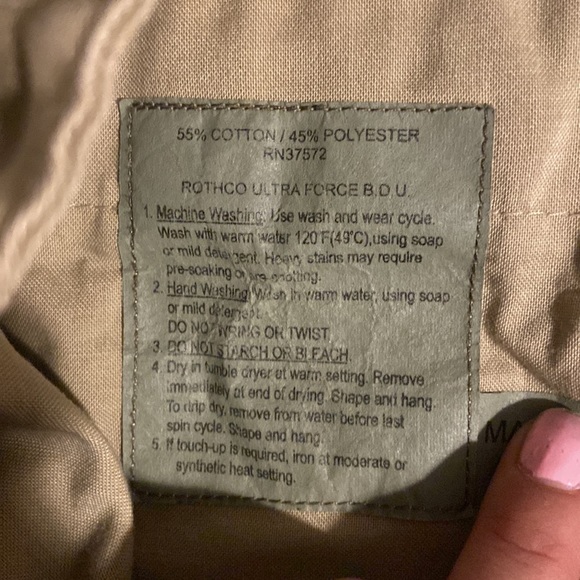 Vintage Rothko Ultra Force Desert-storm camouflage military pants - Picture 5 of 5